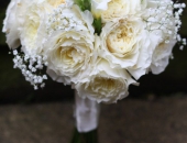 Hoa cưới từ hoa hồng David Austin mềm mại